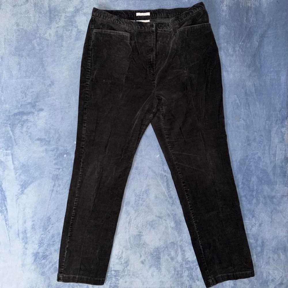 Jones black corduroy trousers women‎ Size 16